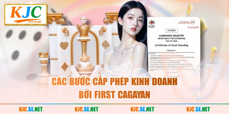 Các bước cấp phép kinh doanh bởi First Cagayan